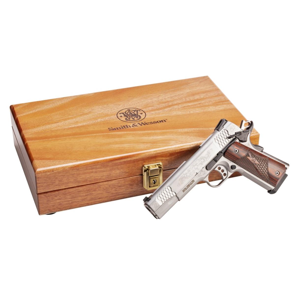 smith wesson 1911 engraved 5 10270