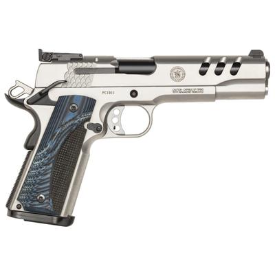 smith wesson performance center sw1911 5 blue grip 170343