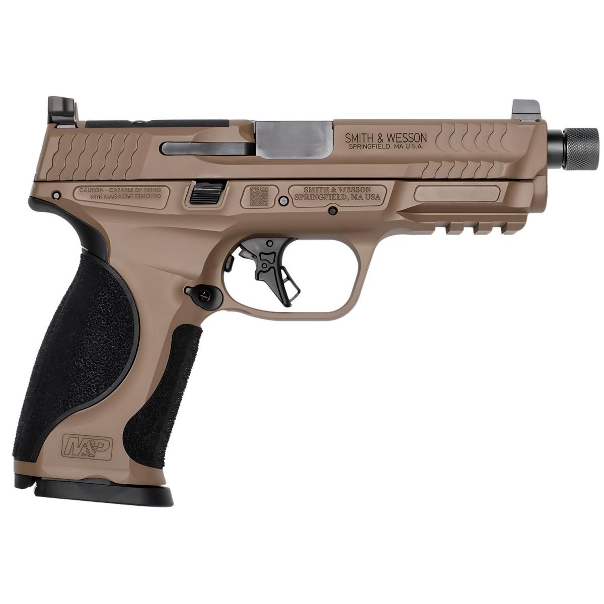smith wesson m p m2 0 metal fde threaded 14163