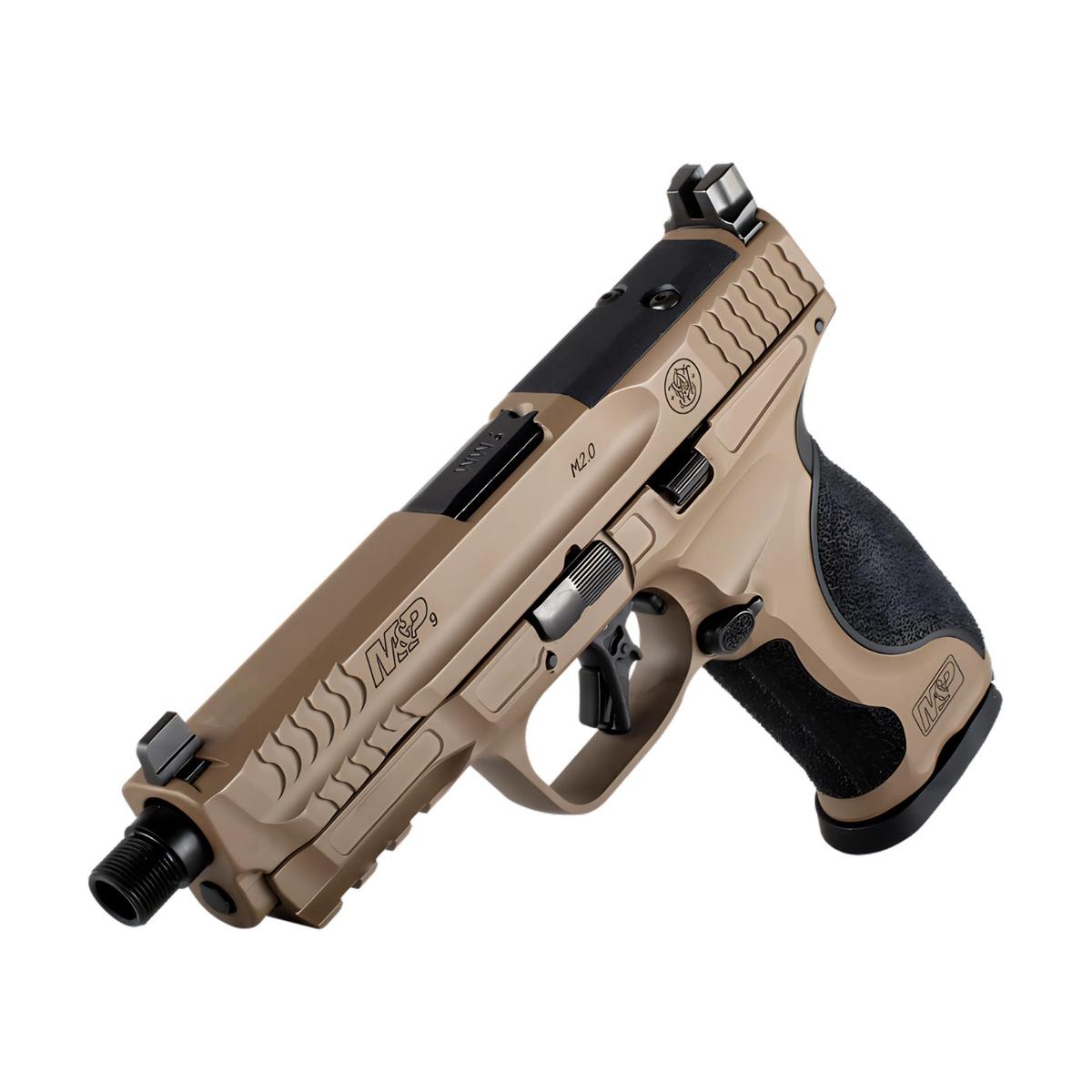 smith wesson m p m2 0 metal fde threaded 14163