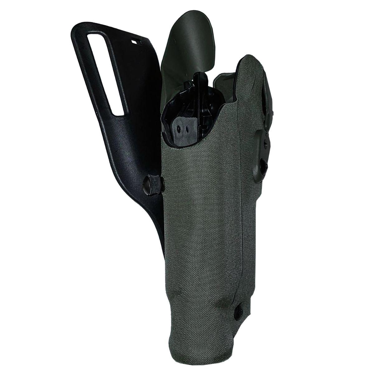 safariland kabura 6395rds low ride level 3 do pistoletu glock 17 22 green prawa 6395rds 832 731