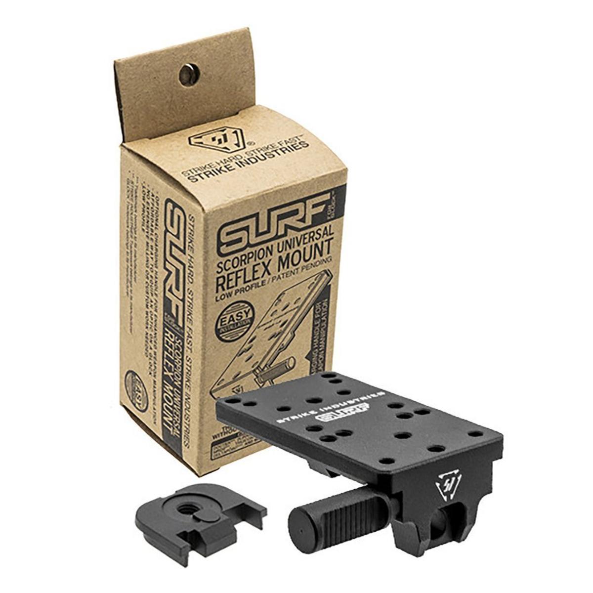 strike industries uniwersalna plytka pod montaz kolimatora do pistoletu glock si g surf v2