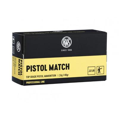 RWS Pistol Match .22 LR 40gr