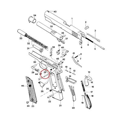 eemann tech trzpien zaczepu spustowego do 1911 2011 et 112280