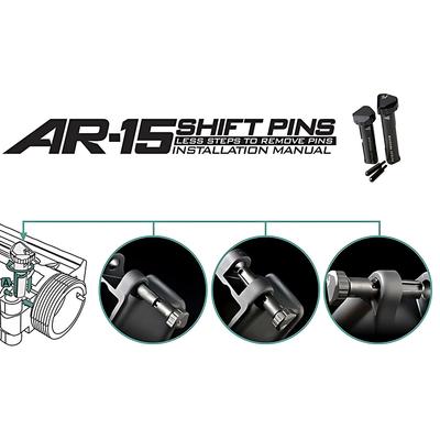 strike industries piny mocujace shift do ar15 czarny si ar15 shift bk