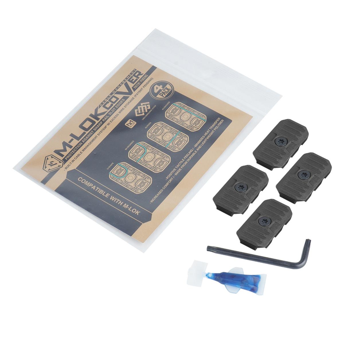 strike industries oslony szyny z systemem zarzadzania kablami 4 szt czarne si ar cm cover s bk