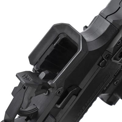 strike industries powiekszony lejek magazynka do pistoletu maszynowego cz scorpion evo czarny si cevo magwell