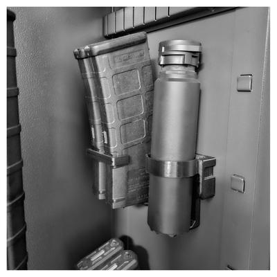 mp silencer holder uchwyt magnetyczny na tlumik 50 mm szary