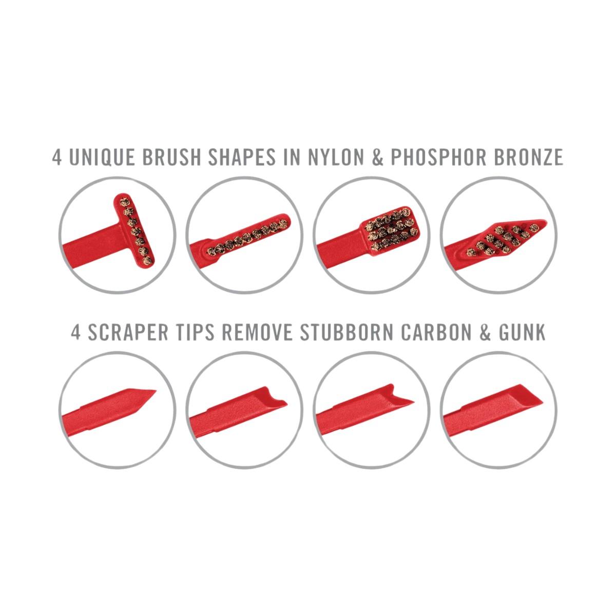 real avid zestaw szczotek i skrobakow smart brushes avsb01
