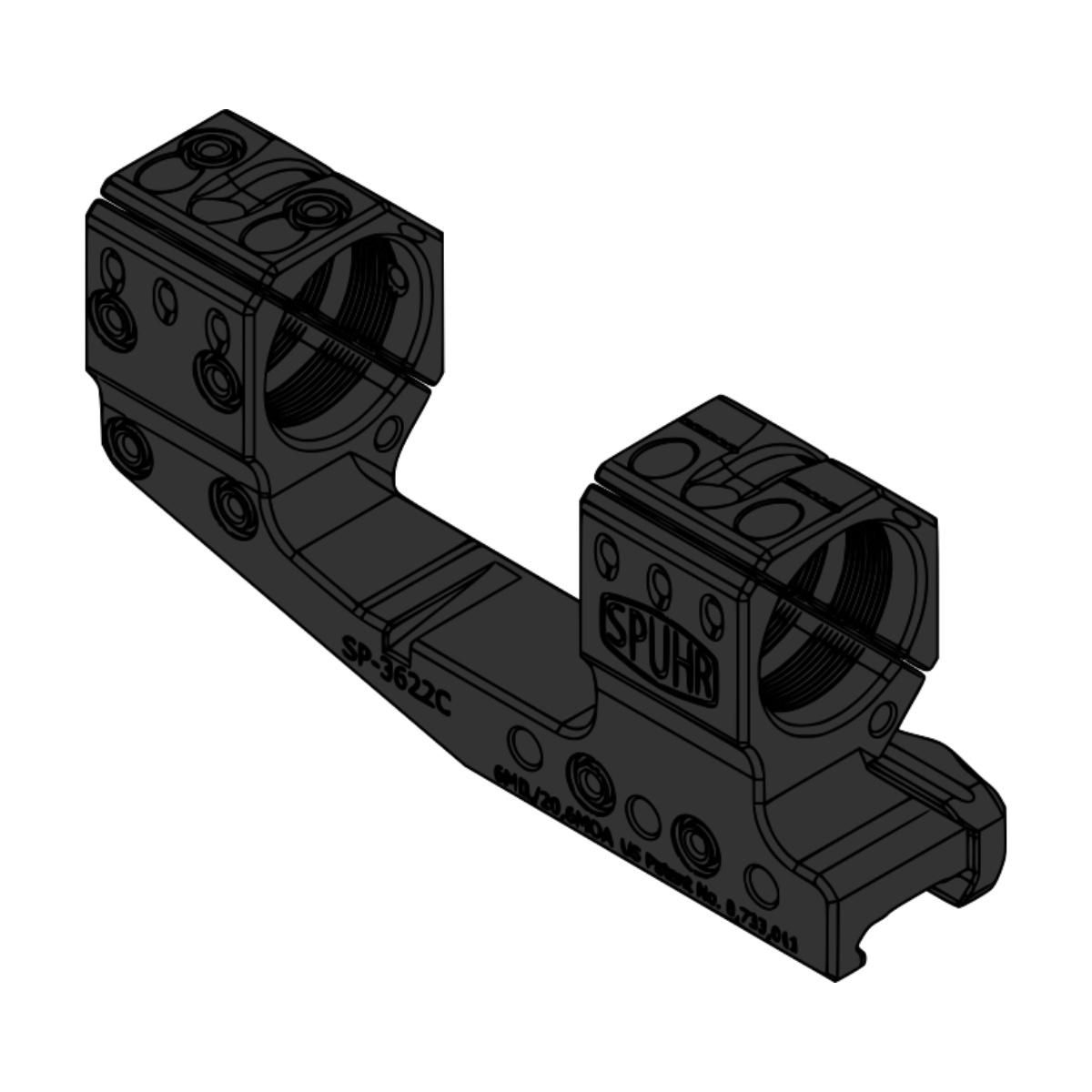 spuhr montaz pod optyke 30mm 20 6 moa sp 3622c