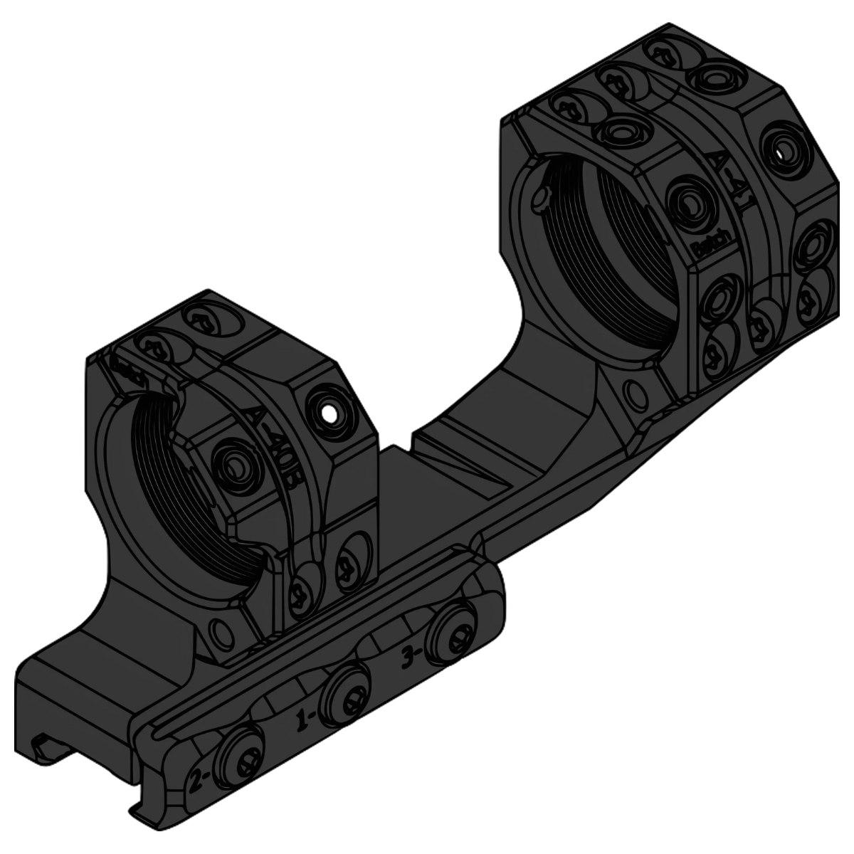 spuhr montaz pod optyke 34mm 0 moa sp 4022c