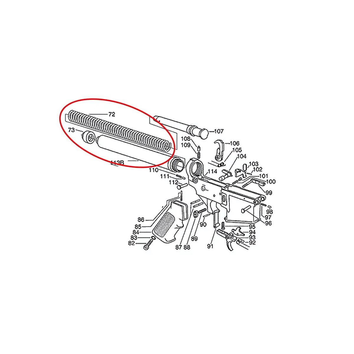 eemann tech sprezyna buffera do ar 15 et 180006