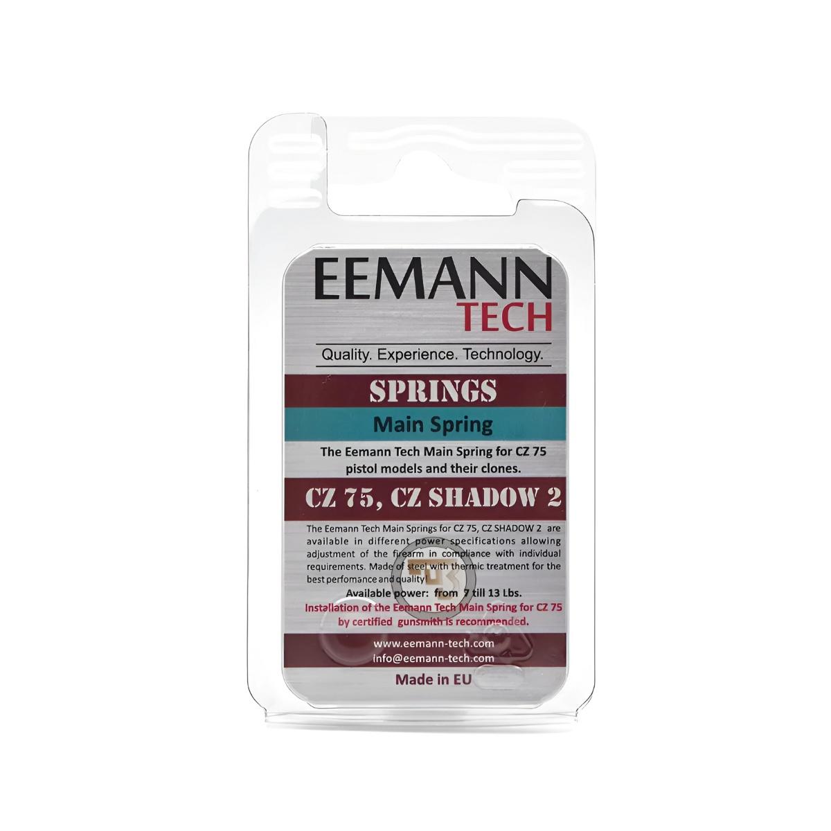 eemann tech sprezyna glowna 11 lbs cz 75 cz 85 cz 75 sp 01 shadow cz shadow 2 cz 75 ts p 07 p 09 et 131121