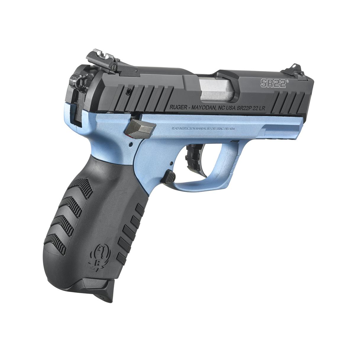 ruger sr22 polar blue 3653
