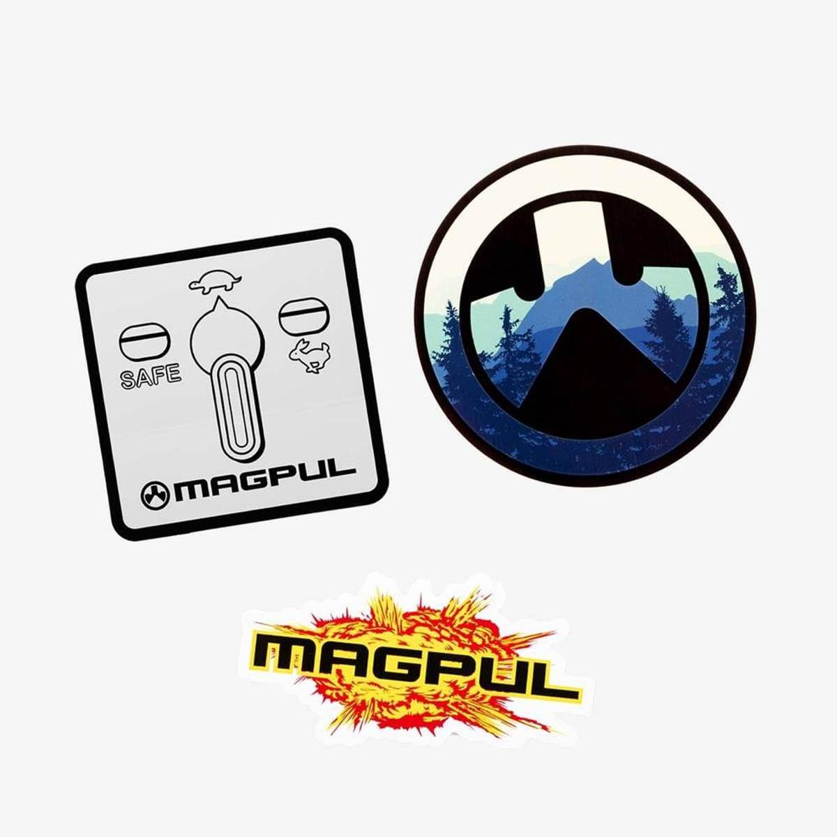 magpul zestaw naklejek magpul sticker pack 9 sztuk mag960