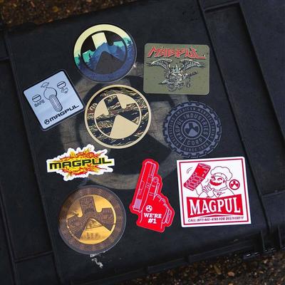 magpul zestaw naklejek magpul sticker pack 9 sztuk mag960