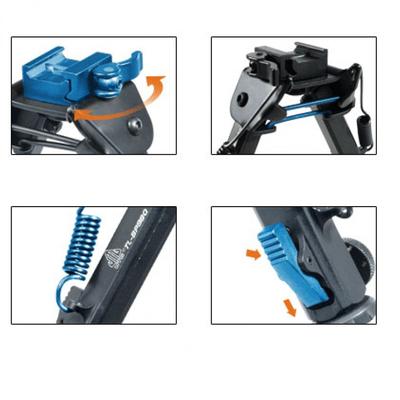 utg leapers bipod super duty op qd 8 12 8  tl bp99q
