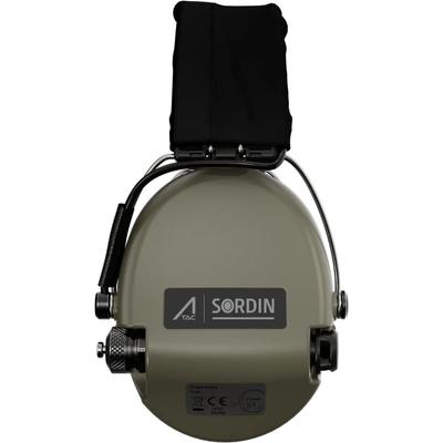 sordin sluchawki aktywne supreme pro ace czarna materialowa opaska wkl zelowe zielone 75302 g bt ace