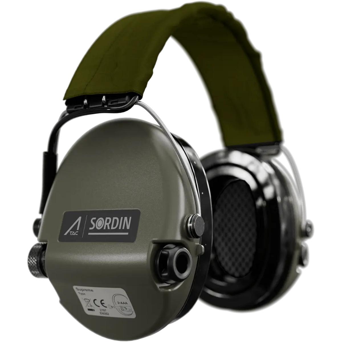 sordin sluchawki aktywne supreme pro ace zielona materialowa opaska wkl zelowe zielone 75302 g gnt ace