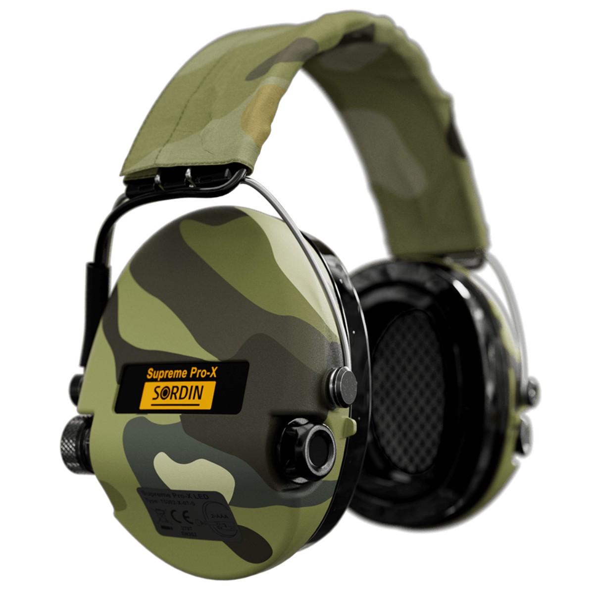 sordin sluchawki aktywne sordin supreme pro x led opaska camo miseczki mulitcam wkladki zel sor75302 x 08 s