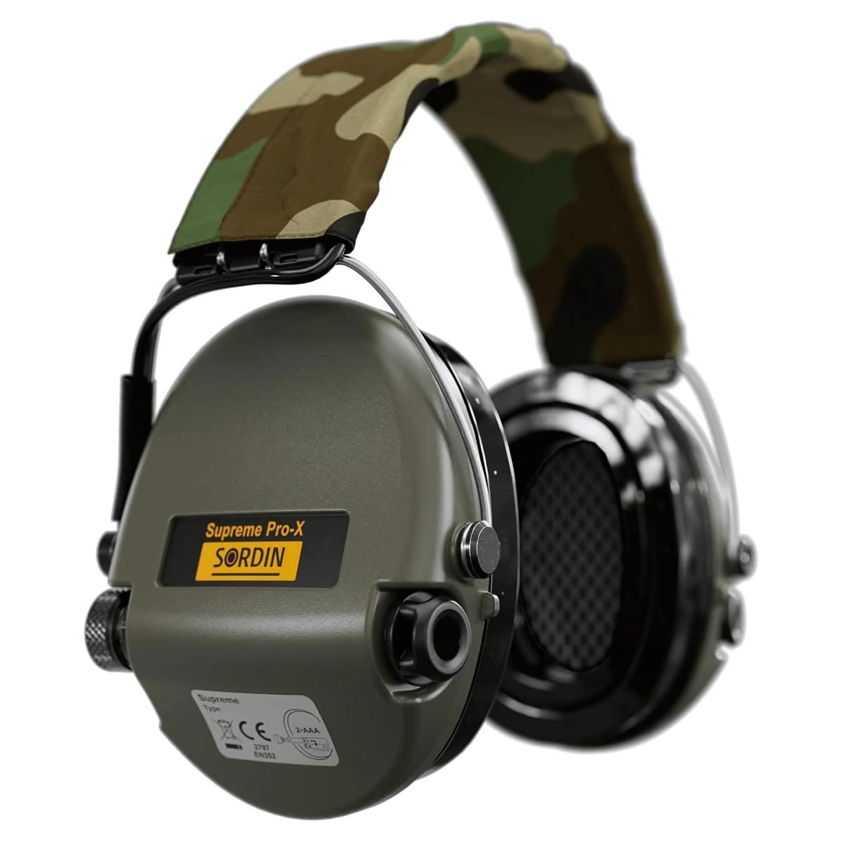sordin sluchawki aktywne sordin supreme pro x camo zelowe wkladki sor75302 x g s