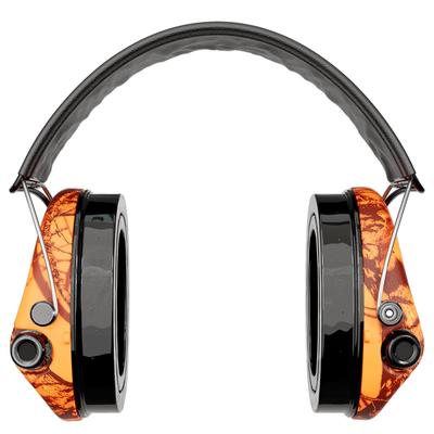 sordin sluchawki aktywne supreme pro x led czarna skorzana opaska wkl zelowe pomaranczowe mossyoak sor75302 x 09 s