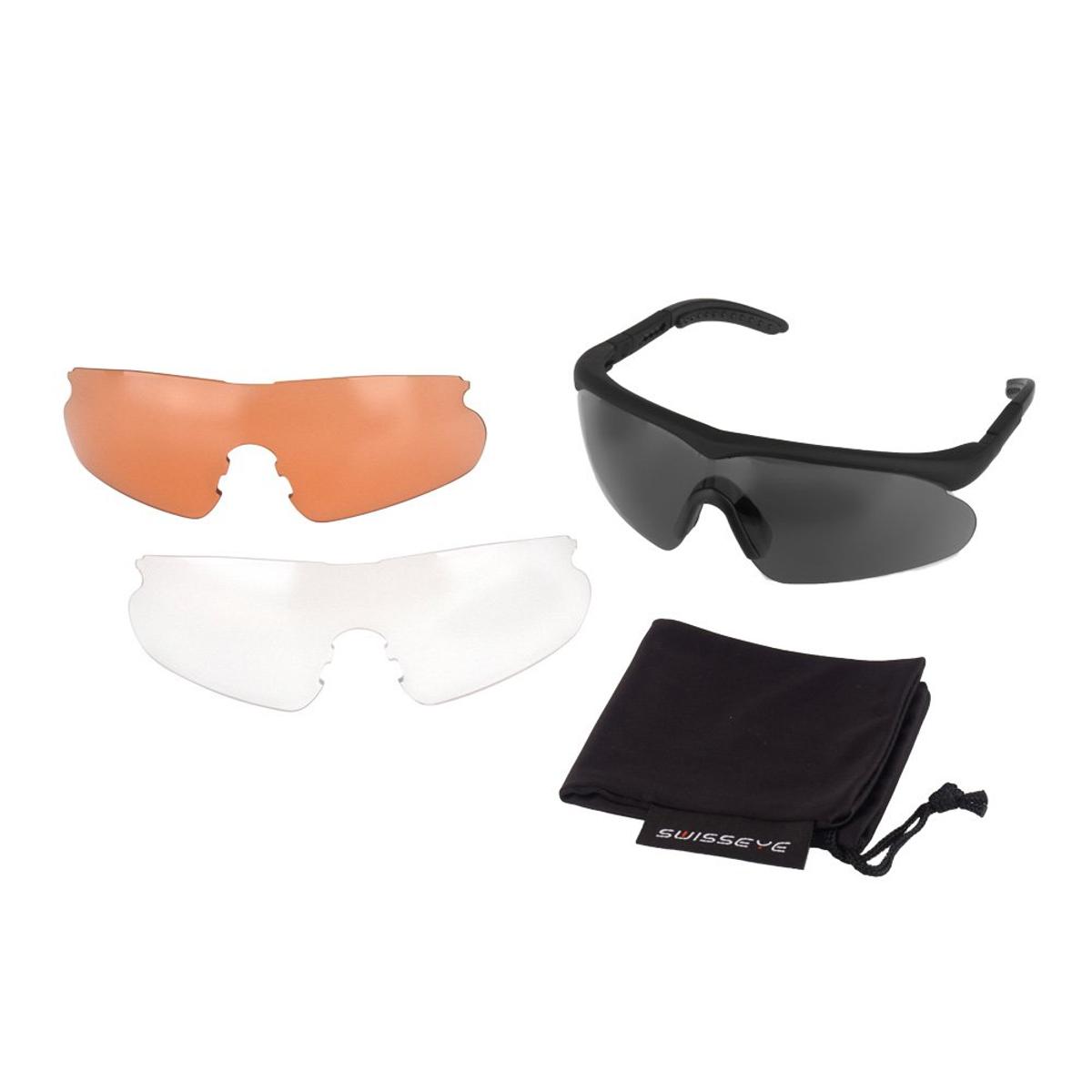 swiss eye okulary strzeleckie raptor z zestawem wizjerow coyote 10162