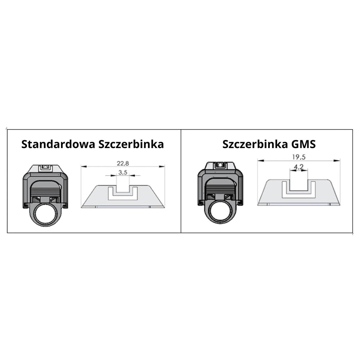 glock podwyzszona szczerbinka luminescencyjna gms metalowa 11 5 47067