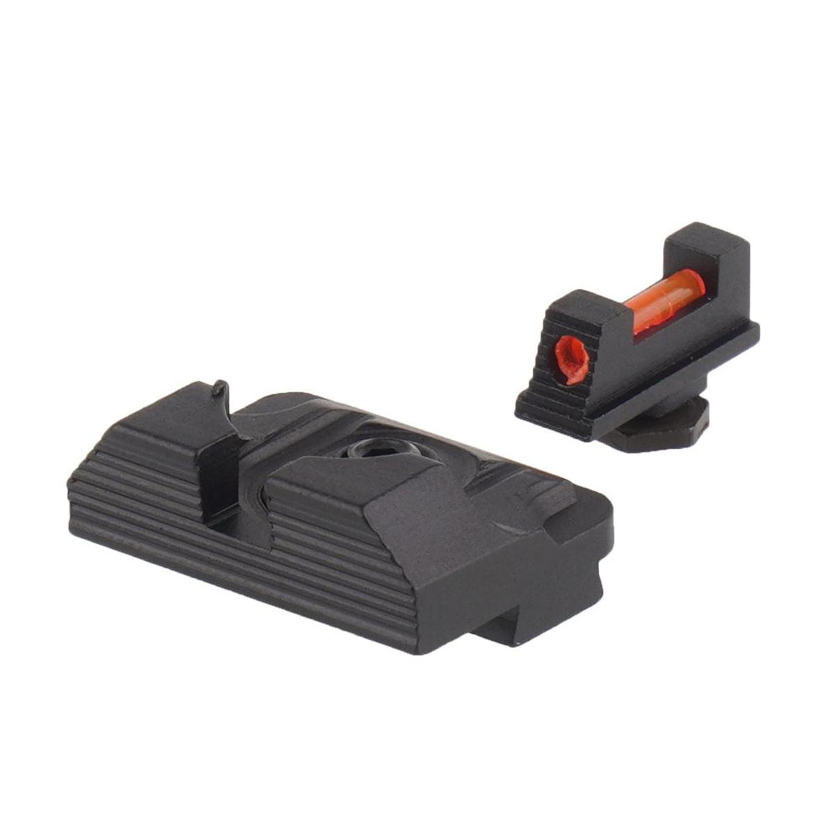 gunpany swiatlowodowe przyrzady celownicze do pistoletu glock czerwona scis 07