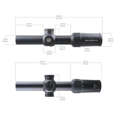 vector optics luneta biegowa taurus 1 6x24 sfp lpvo scoc 42