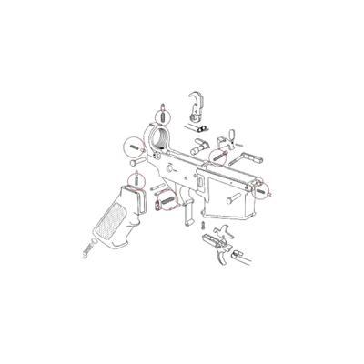 eemann tech zestaw sprezyn do ar 15 et 180030