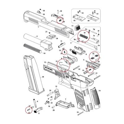 eemann tech zestaw sprezyn do cz p 10 et 130112