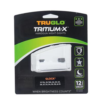 truglo trytowe przyrzady celownicze tritium x glock 17 19 niskie biala obwodka tg231g1xw