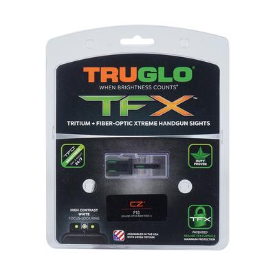 truglo trytowo swiatlowodowe przyrzady celownicze tfx cz p10 niskie biala obwodka tg13cz2a