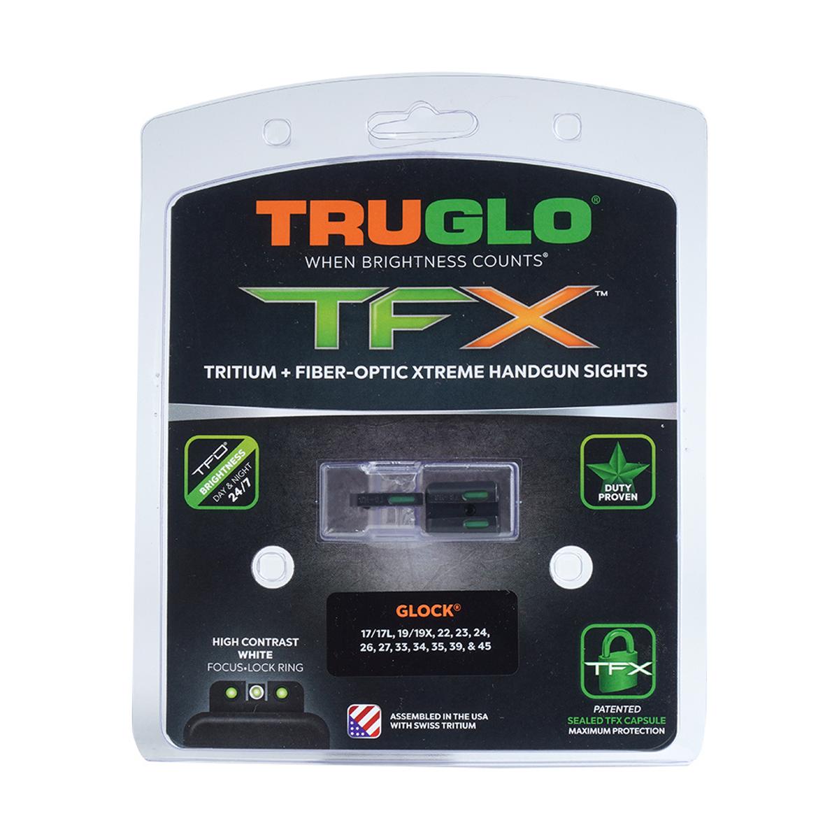 truglo swiatlowodowe przyrzady celownicze tritium pro glock 17 19 niskie tg13gl1a