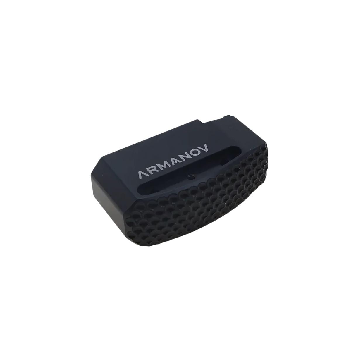 armanov aluminiowa stopka magazynka 5rndsmp 5nb pmag ar15 czarna 47 000267