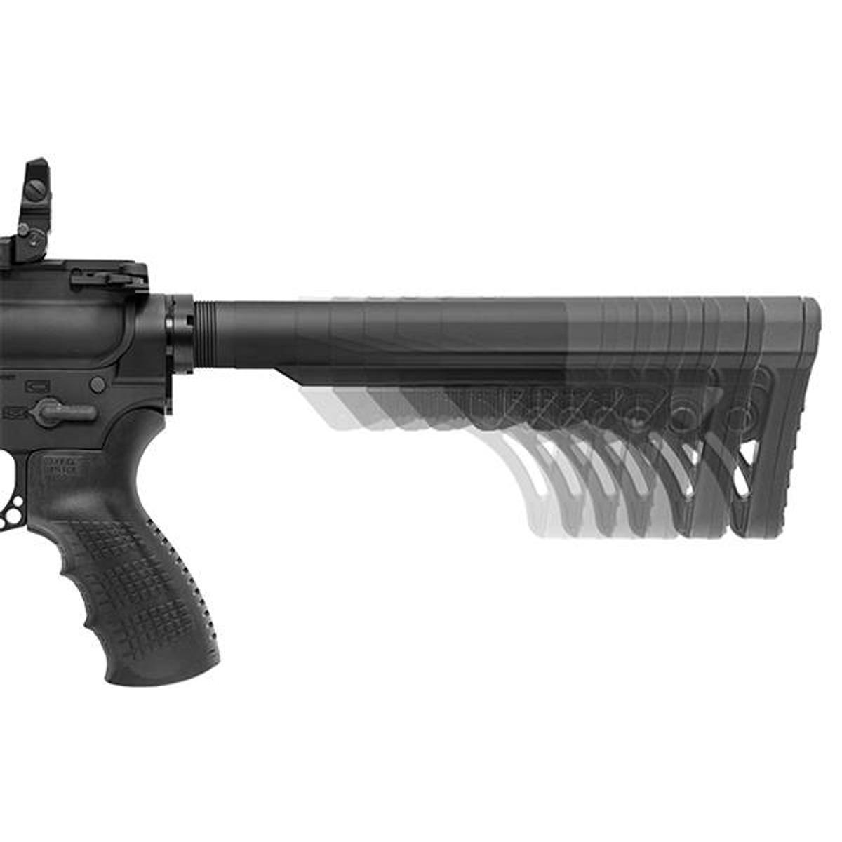 utg zestaw prowadnicy kolby do ar15 6 pozycyjna mil spec czarny tlu001 kit