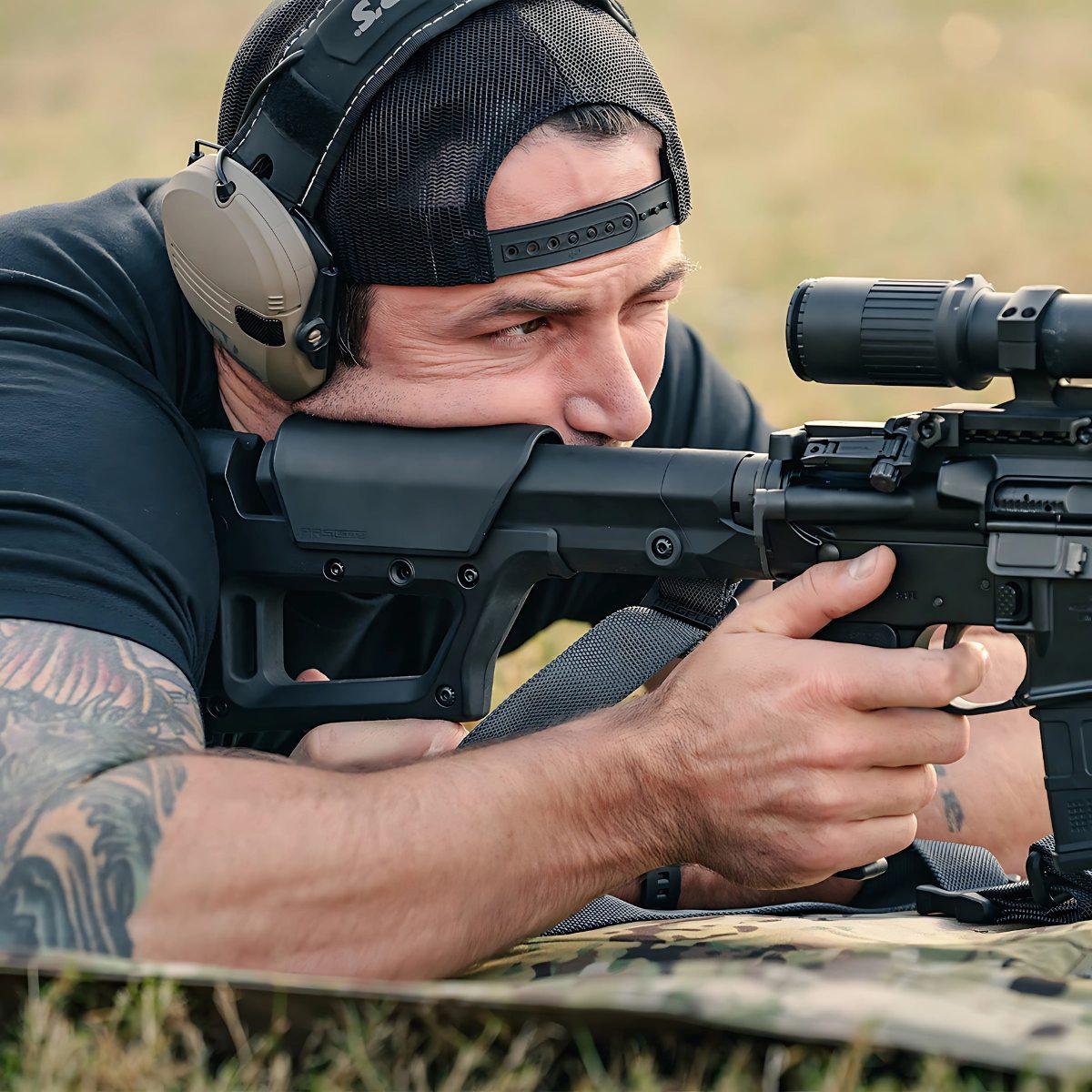 magpul kolba precyzyjnie regulowana prs lite do ar10 ar15 m4 m16 m110 sr25 czarna mag1159 blk