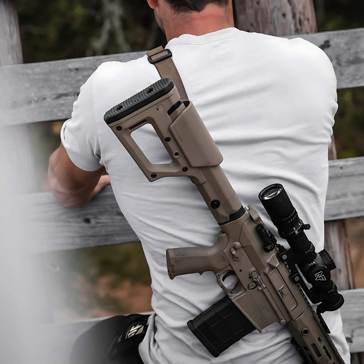 magpul kolba precyzyjnie regulowana prs lite do ar10 ar15 m4 m16 m110 sr25 fde mag1159 fde