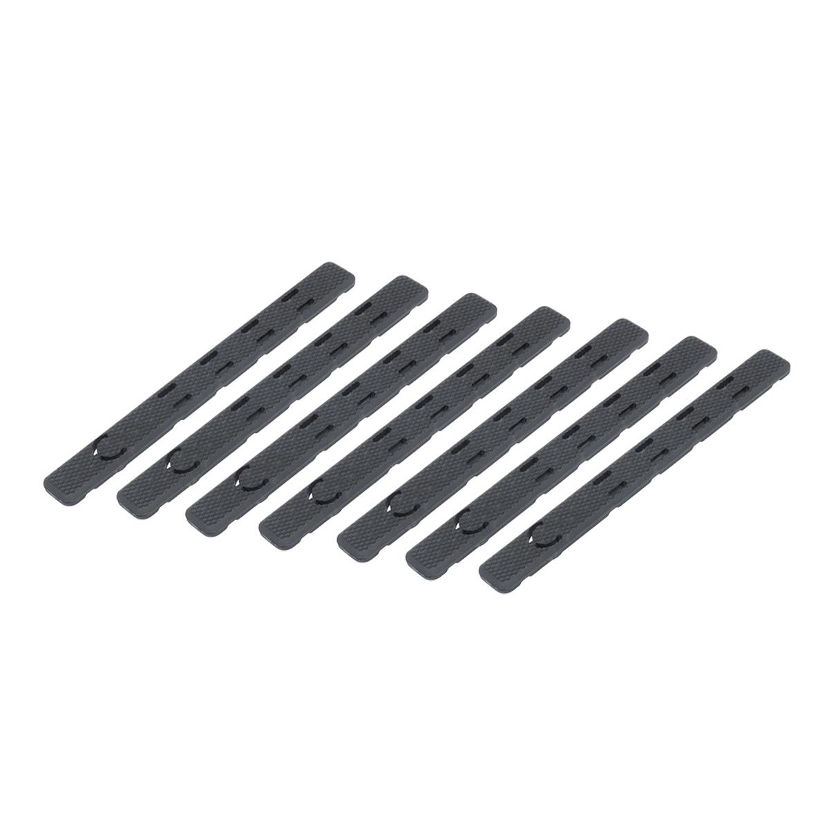 utg leapers oslony szyny keymod 5 5  7 szt czarne rb hp25b