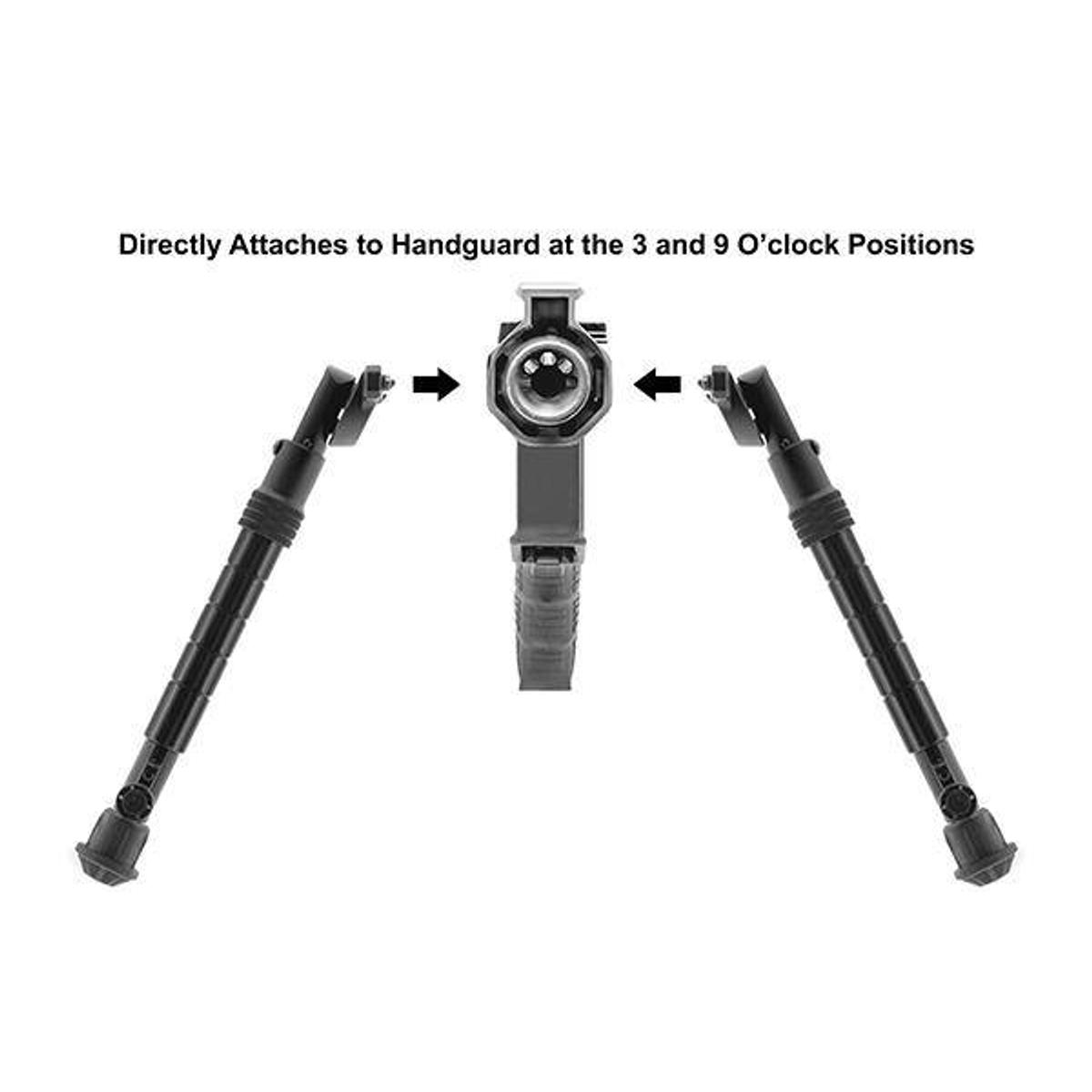 utg leapers bipod recon flex 8 12 m lok tl bpdm02