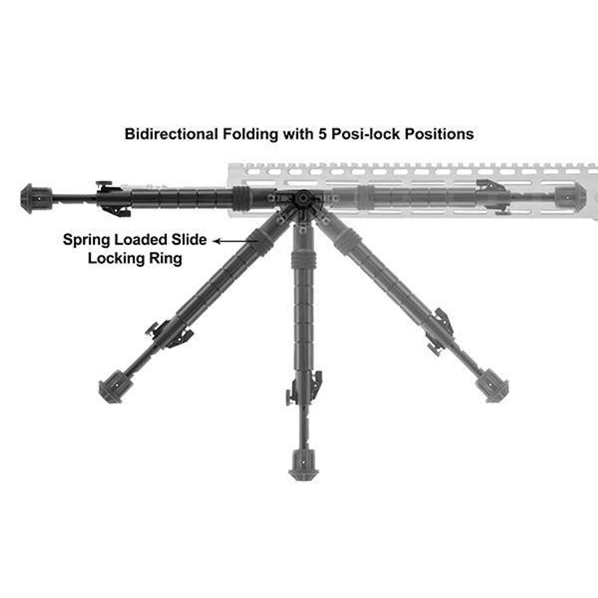 utg leapers bipod recon flex 8 12 m lok tl bpdm02