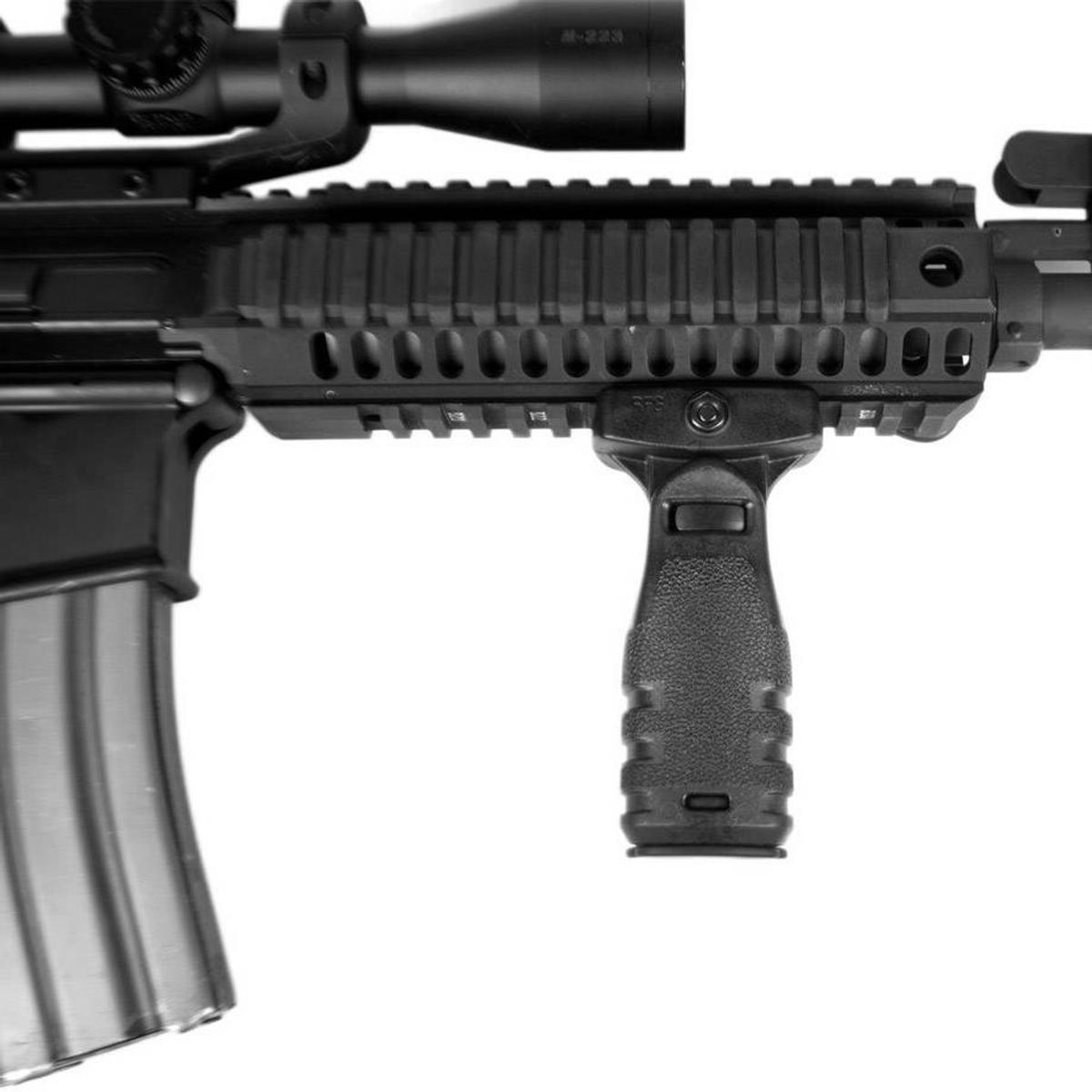 mft chwyt przedni react folding grip picatinny czarny rfg bl
