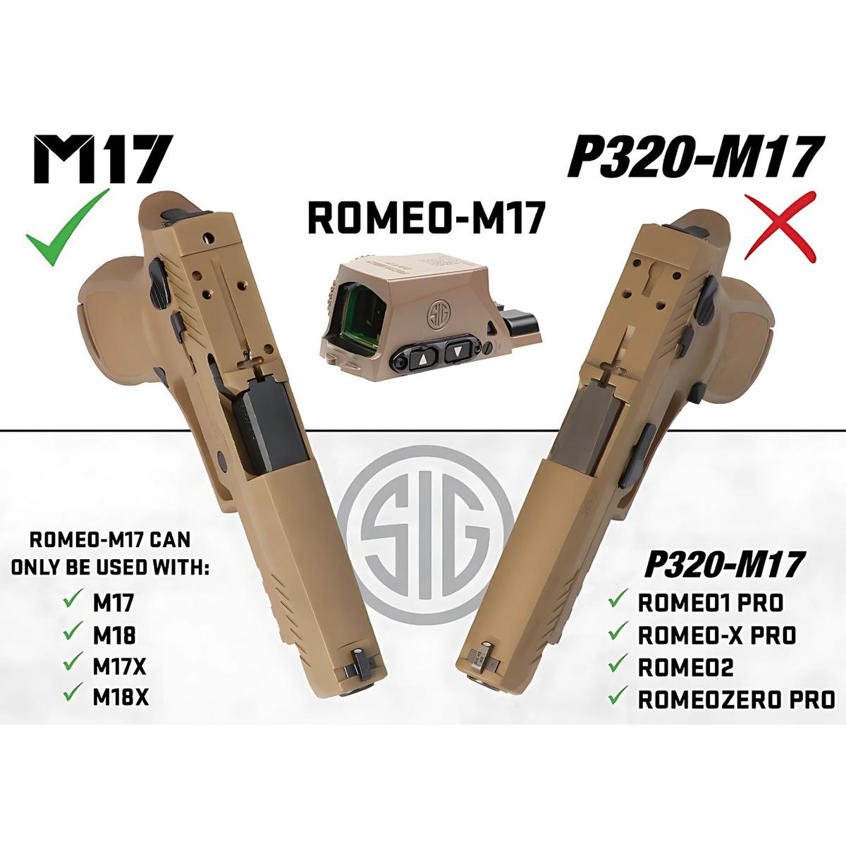 sig sauer kolimator romeo m17 sorm1700