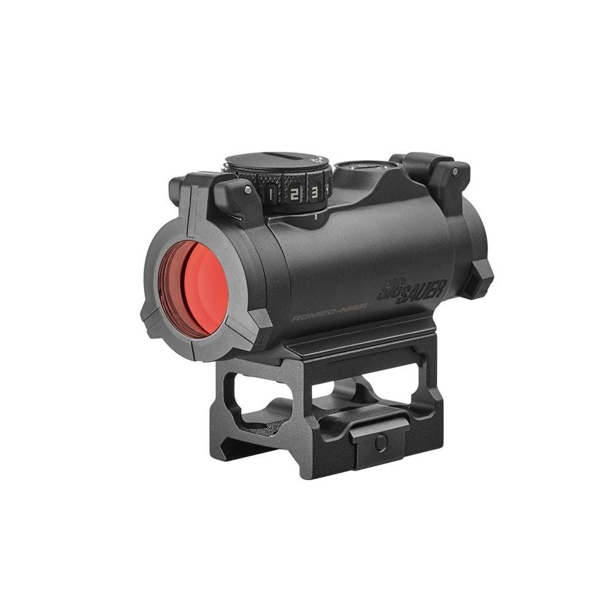 sig sauer kolimator romeo msr 1x20mm compact green dot sight sor72002