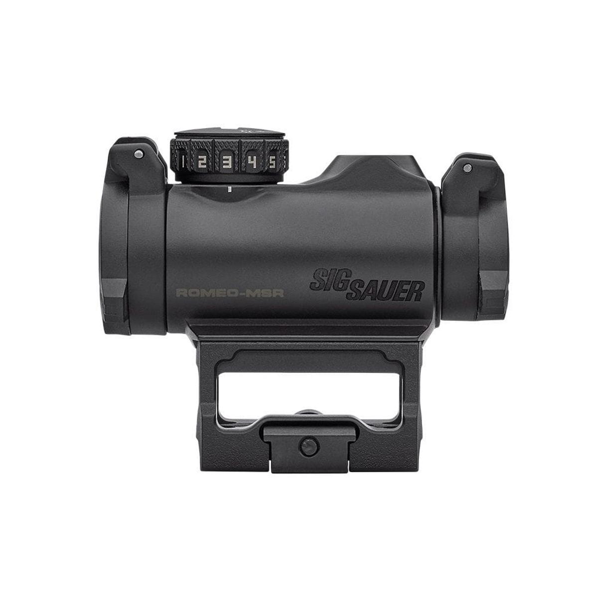 sig sauer kolimator romeo msr 1x20mm compact green dot sight sor72002