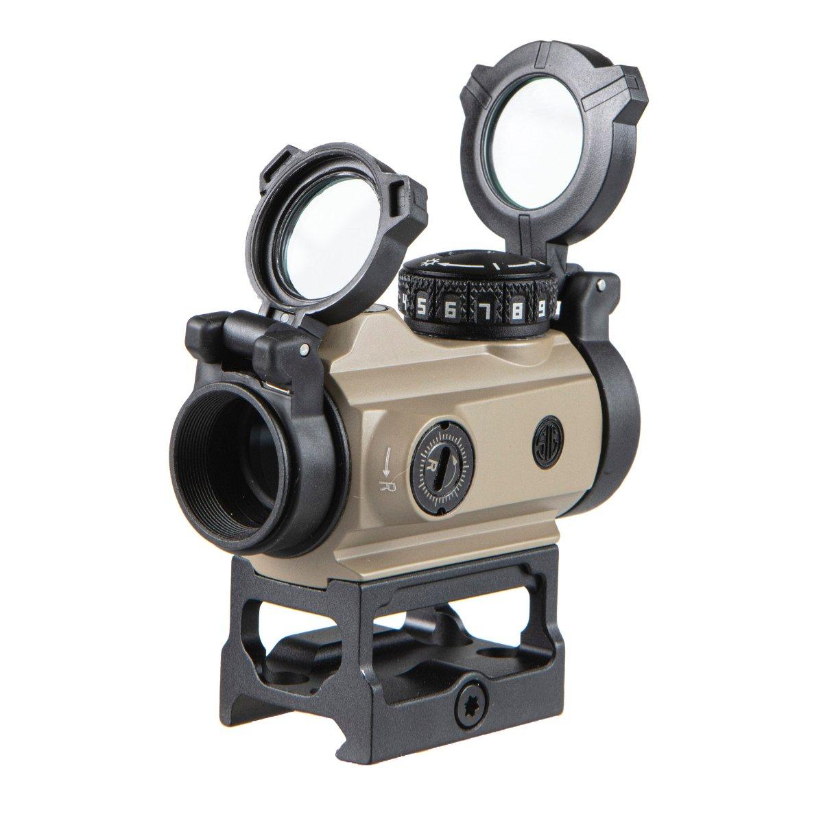 sig sauer kolimator romeo msr 1x20mm compact red dot sight fde sor72011