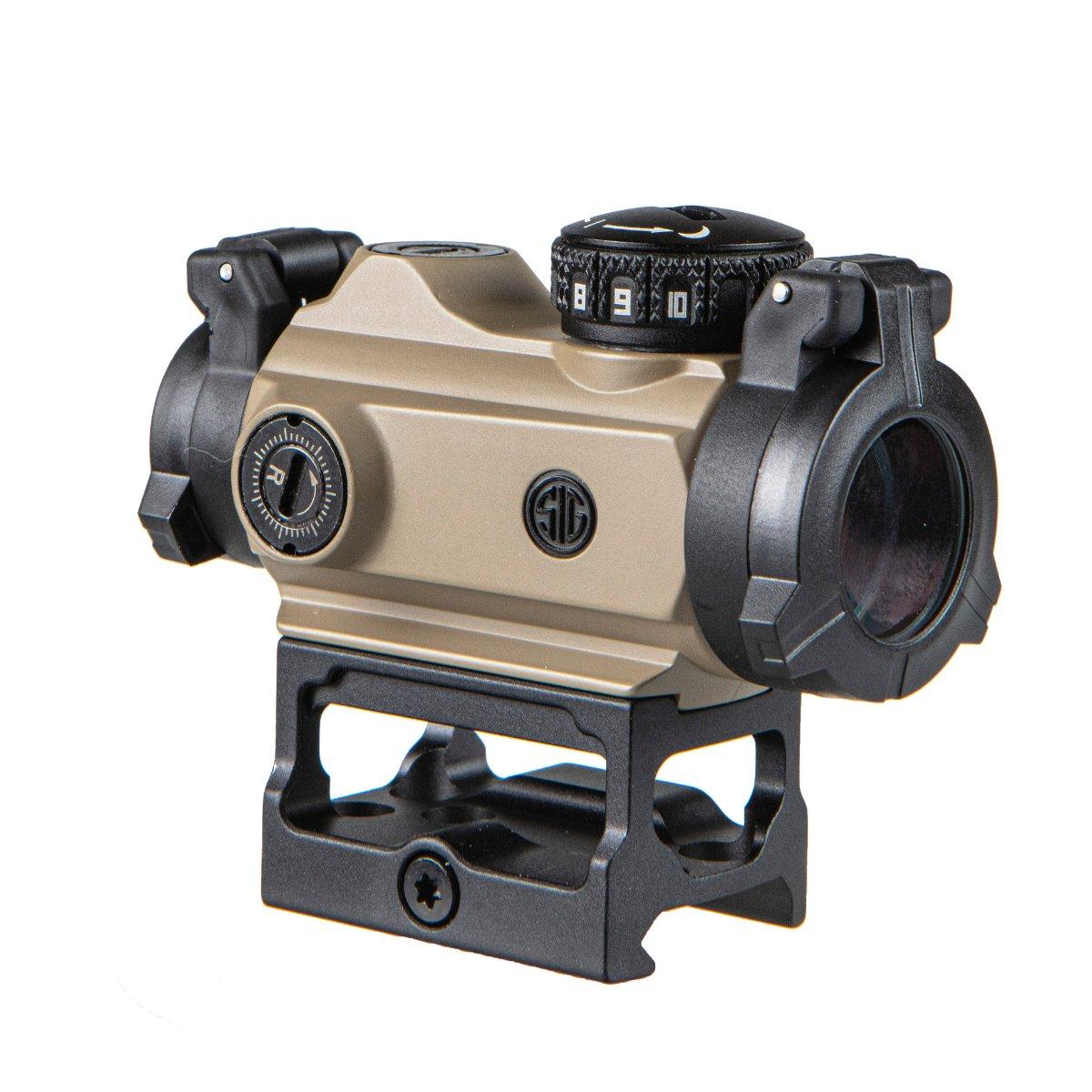 sig sauer kolimator romeo msr 1x20mm compact red dot sight fde sor72011