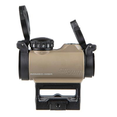 sig sauer kolimator romeo msr 1x20mm compact red dot sight fde sor72011