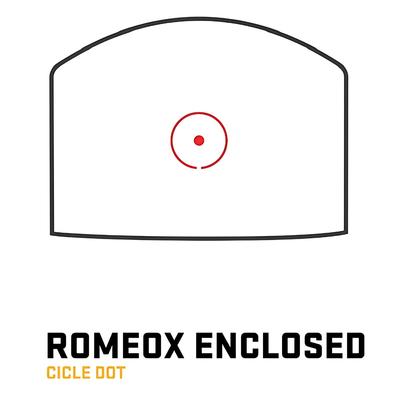 sig sauer kolimator romeo x enclosed compact circle dot sorx1400